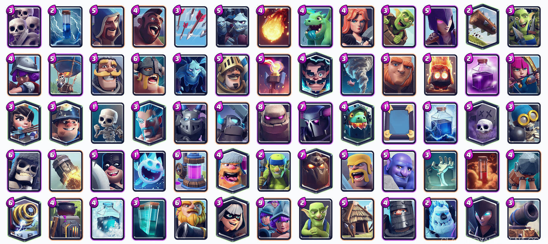 cartas Clash Royale
