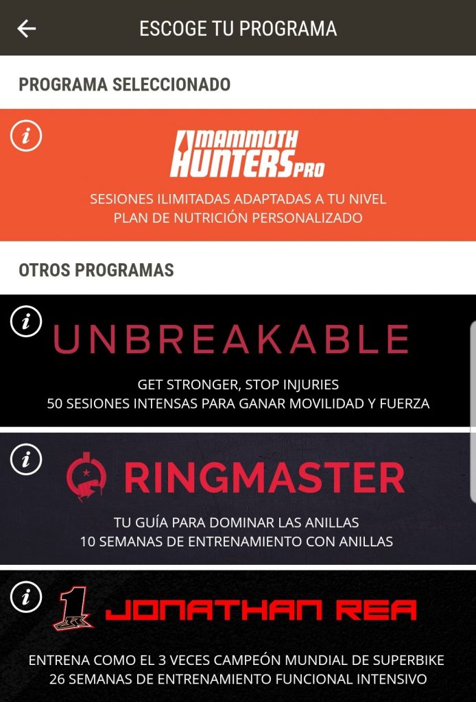 Mammoth Hunters programas